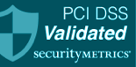 PCI and DSS validated logo