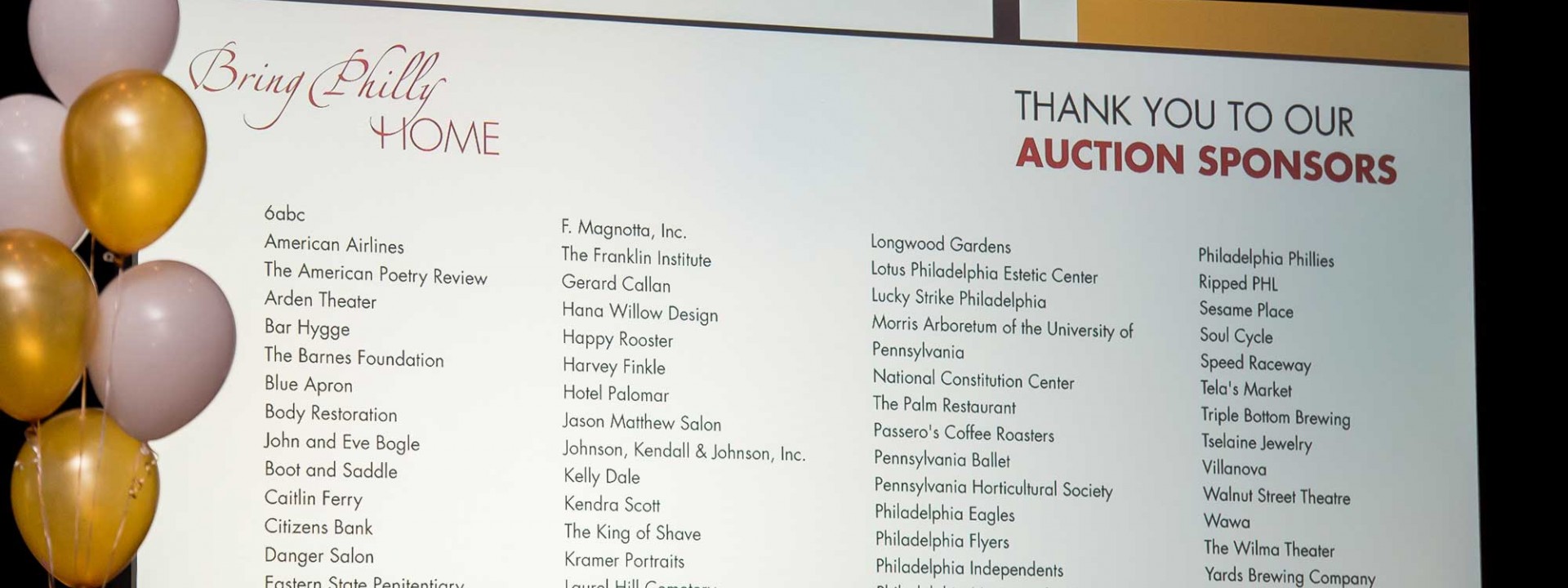 Sponsor Bring Philly HOME 2021