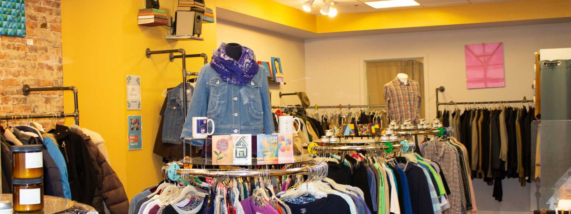 Clothing for sale at Project HOME's HOMEspun Boutique