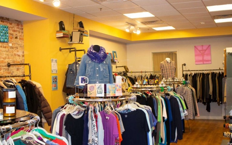 Clothing for sale at Project HOME's HOMEspun Boutique