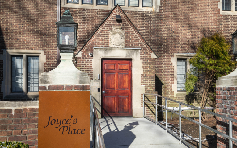 front of joyce's place