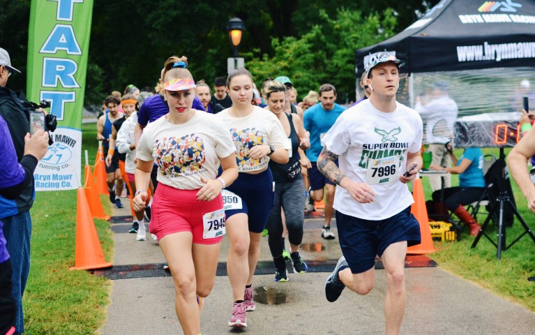 participants running