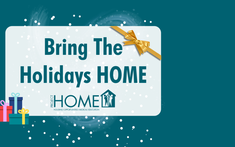 Header Image that says "Bring the Holidays HOME"