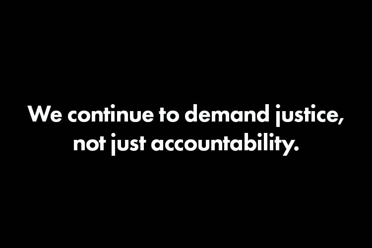 Accountability Is Not Justice