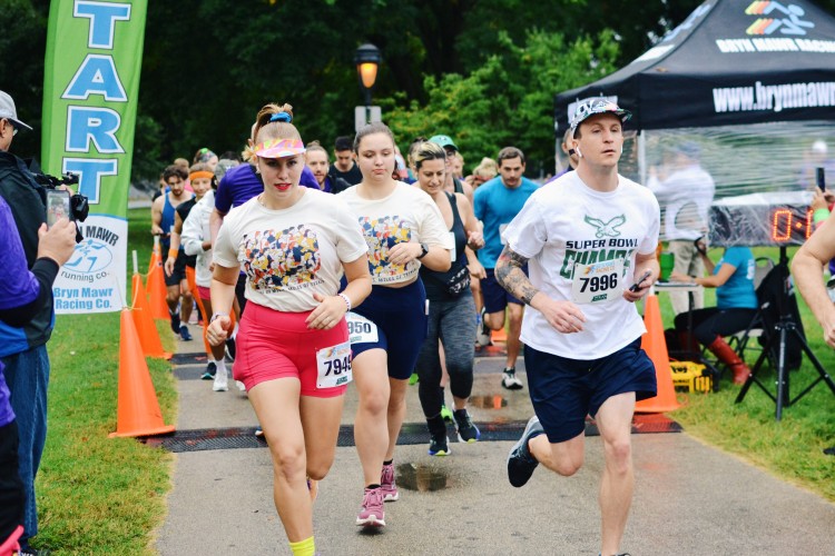 participants running