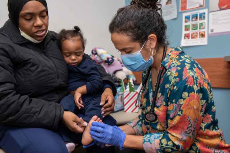 Moms and Babies at Stephen Klein Wellness Center