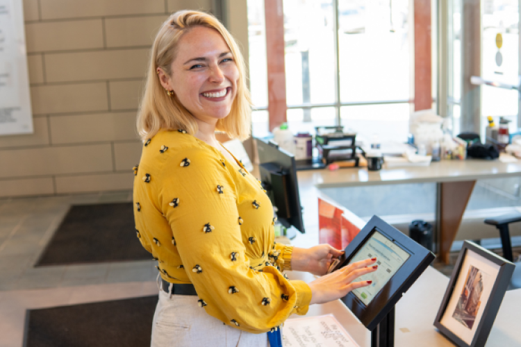 Erika Schellinger, the acting Director of Operations and Revenue Manager at Project HOME, shares her excitement about the new patient portal.